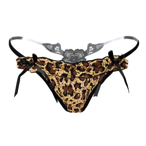 Sexig leopardtrosa för kvinnor