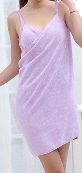 Sexig mikrofiberhandduk J2775 lila