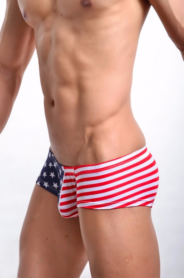 Sexiga boxare för män - USA Flagga