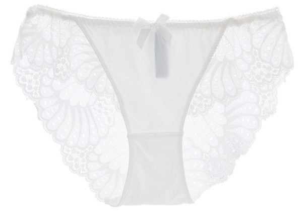 Sexy atmungsaktives Damenhöschen weiß XL