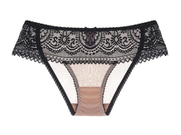 Sexy dames slipje A775 zwart S