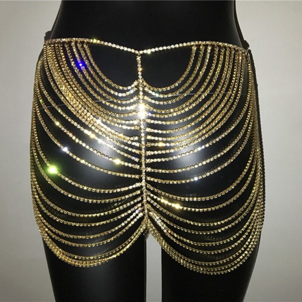 Sexy damesrok met strass steentjes 4