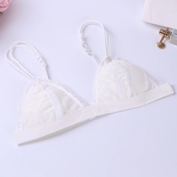 Sexy dámská bralette podprsenka J993 bílá L