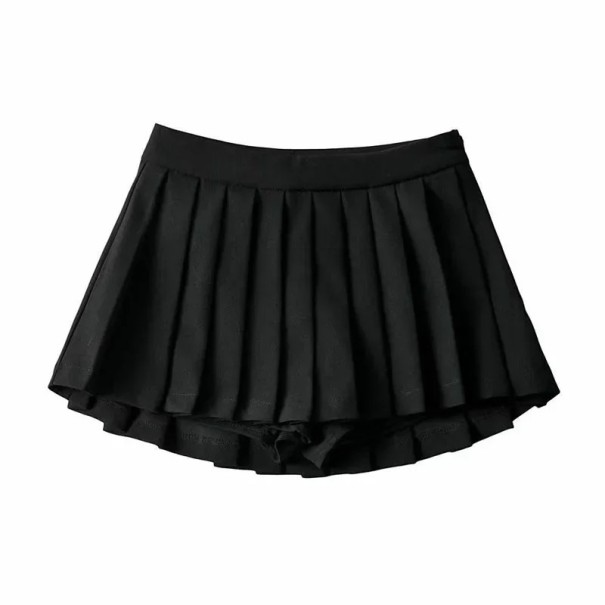 Sexy dámska skladaná mini sukňa s vysokým pásom Krátka sukňa do A Elegantná plisovaná sukňa pre ženy Módny kúsok na leto i párty čierna XS