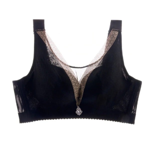 Sexy gepolsterter Damen-BH schwarz 110C