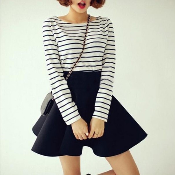 Sexy hoge taille rok voor dames - Zwart M