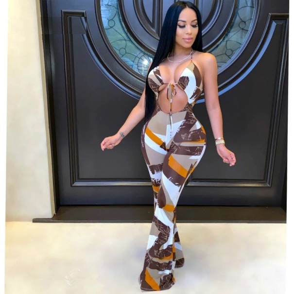 Sexy jumpsuit voor dames met smalle bandjes