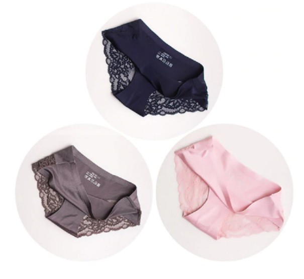 Sexy kanten slipje voor dames - 3 stuks. M 14