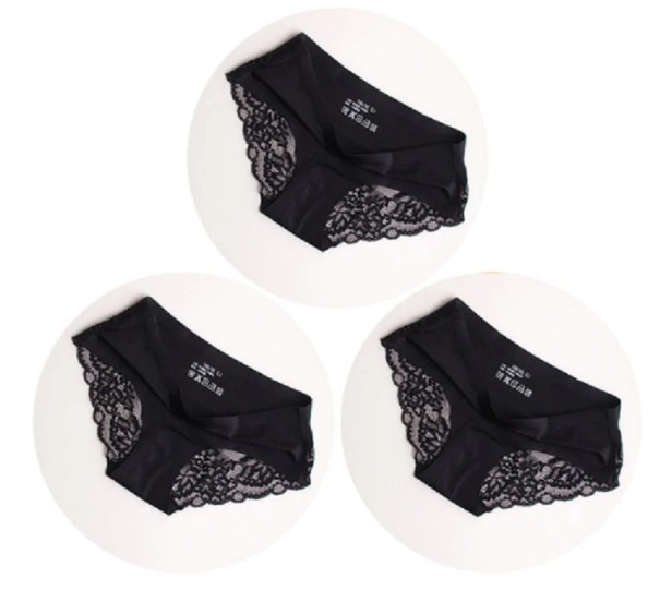 Sexy kanten slipje voor dames - 3 stuks. M 8