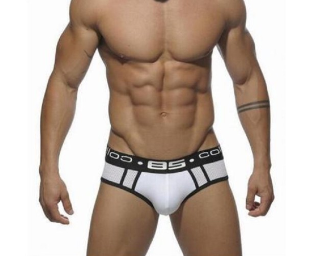 Sexy slips voor heren wit M