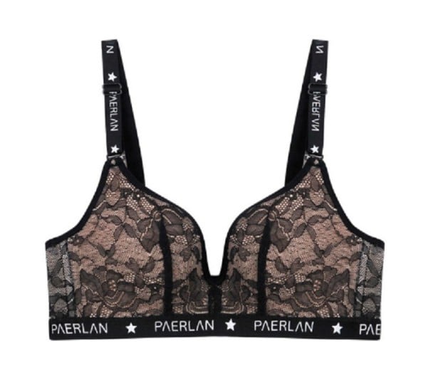 Sexy Sports Bra with Cut-Out black 85B