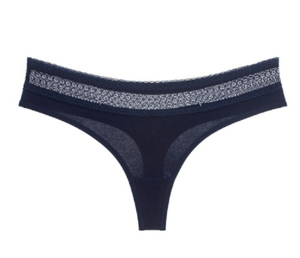 Sexy string voor vrouwen donkerblauw M