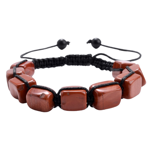 Shamballa náramek cihlová