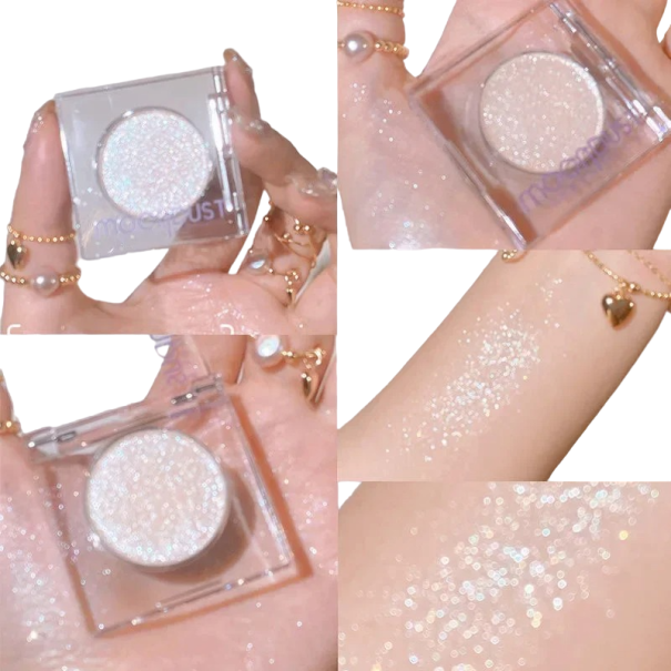 Shimmer Eyeshadow Highlighter Długotrwały połyskujący cień Wodoodporny 2