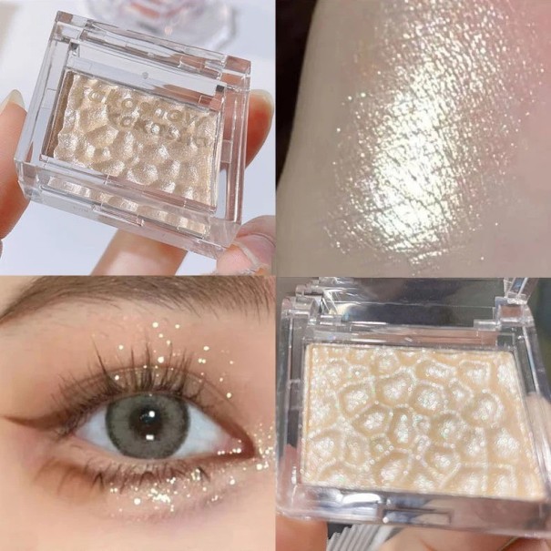 Shimmering Face Highlighter Pearlescent Brightening Eyeshadow Shiny Face Highlighting Powder 3
