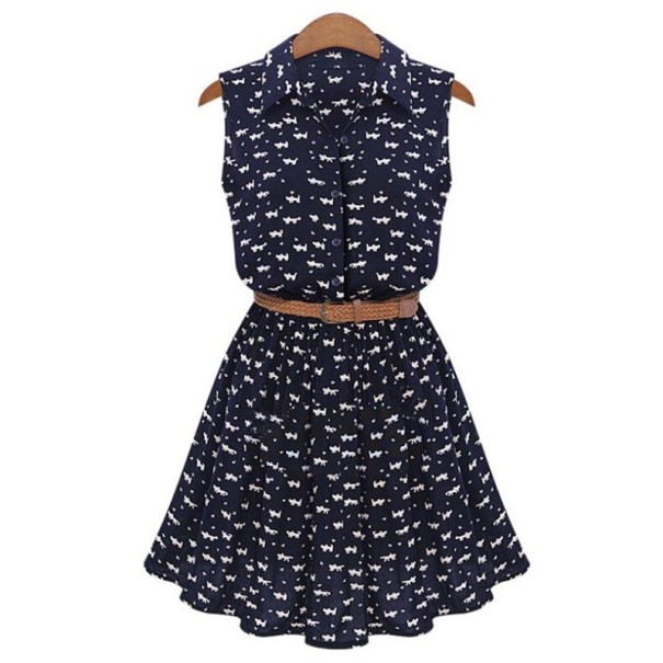 Shirtjurk met kattenprint L