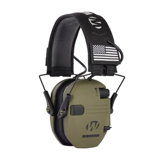 Shooting Headphones Electronic Noise-Cancelling Ear Protectors Shooting Headphones Hearing Protection green