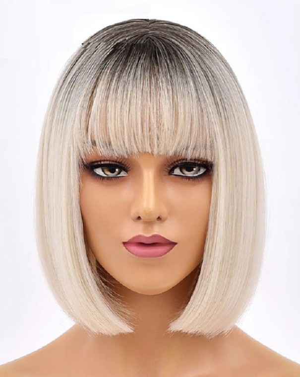 Short Wig with Bangs 9