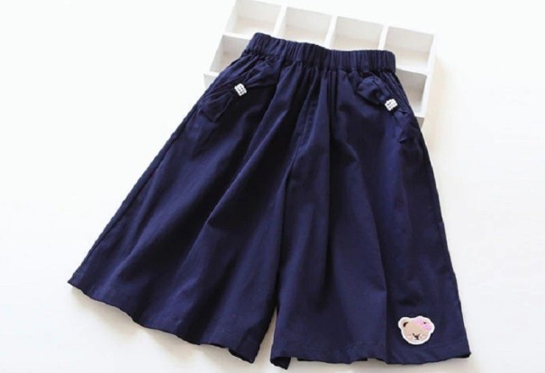 Shorts da ragazza N699 blu scuro 6