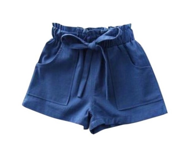 Shorts Filles J2898 bleu 3