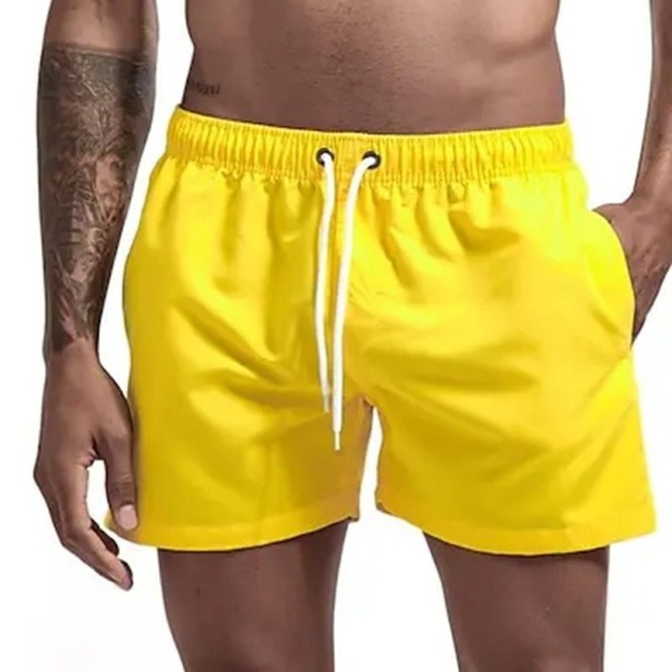 Shorts larges décontractés pour hommes avec imprimé emoji Shorts d'été fins et amples avec une coupe confortable jaune XXL