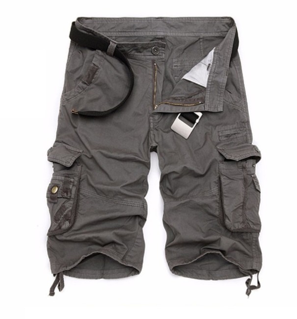 Shorts militaires pour hommes gris 38
