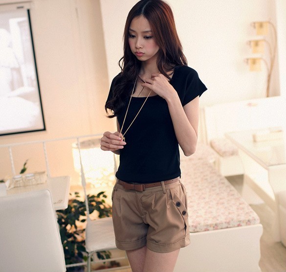 Shorts pour femmes Michelle marron 3XL