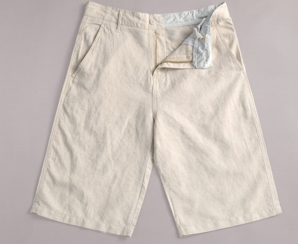 Shorts pour hommes A1022 crème 38