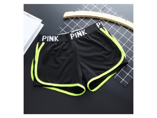 Shorts stylés pour femmes PINK J1011 jaune M