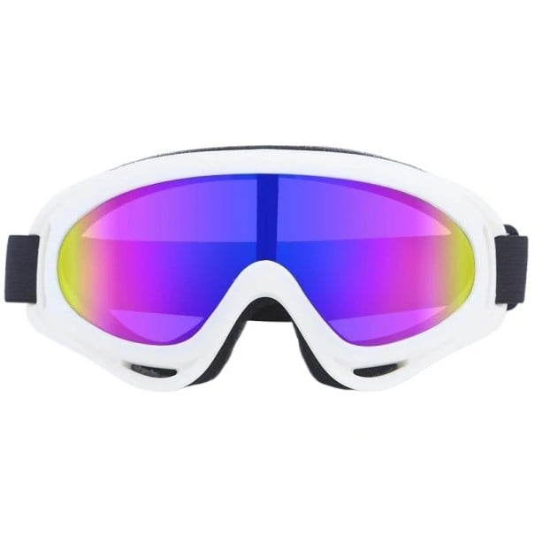 Sí-szemüveg 15 x 5,7 cm UV400 Unisex Polikarbonát Antifog Ochranná szemüveg síelés snowboard téli sportok fehér