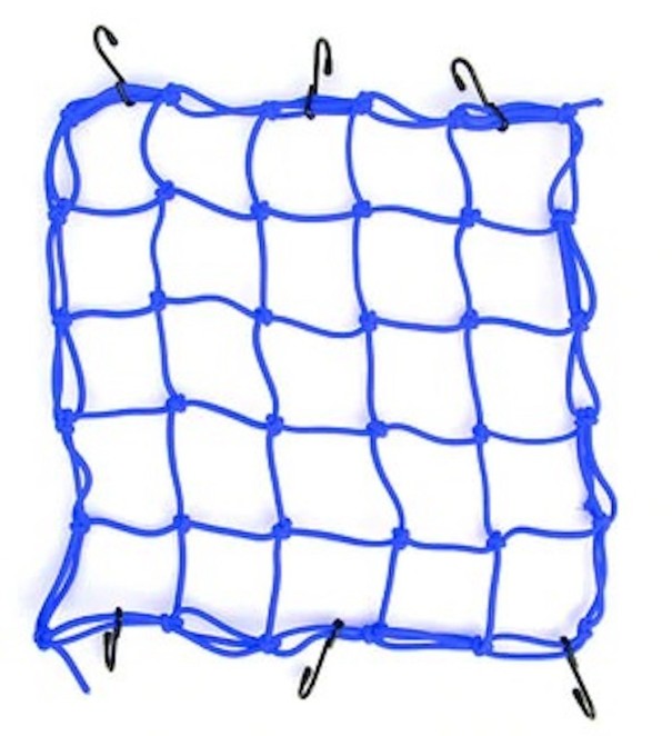 Siatka bagażowa do motocykla niebieski