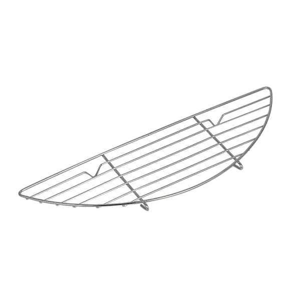 Siatka do grilla parowego ze stali nierdzewnej 26 x 8,5 x 2 cm Akcesoria do grillowania na świeżym powietrzu Koszyk do gotowania na parze Trwała 1