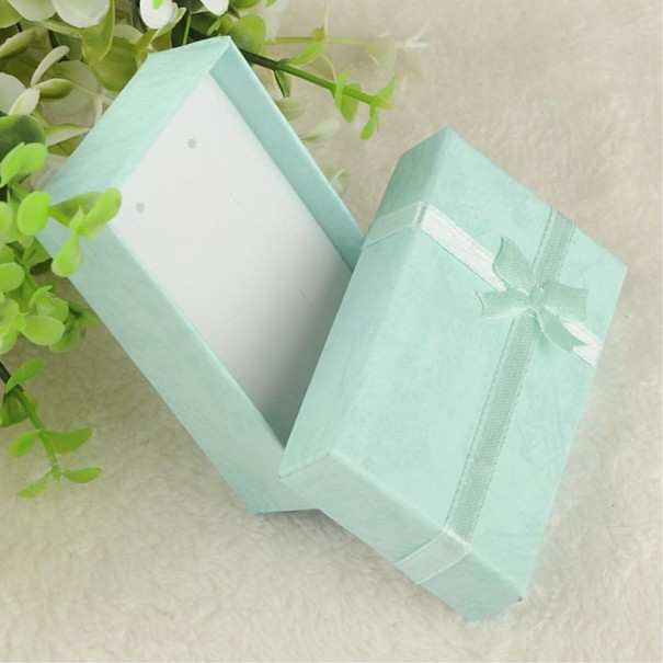 Sieraden geschenkdoos turquoise L