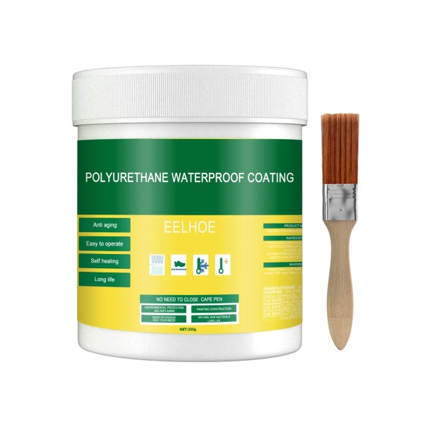 Sigillante trasparente impermeabile isolante 300g con pennello Protezione contro acqua, umidità e usura 1