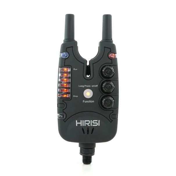 Signalizator de zăbători pentru pești cu lumină LED Hârtie de volum ajustabil ton sensibilitate Semnalizator sonor de mișcare a firului Hirisi B150 1