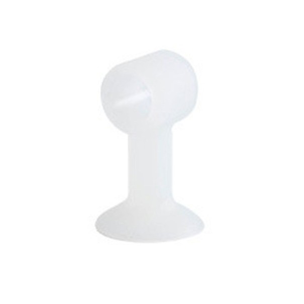 Silicone Door Stop with Suction Cup white