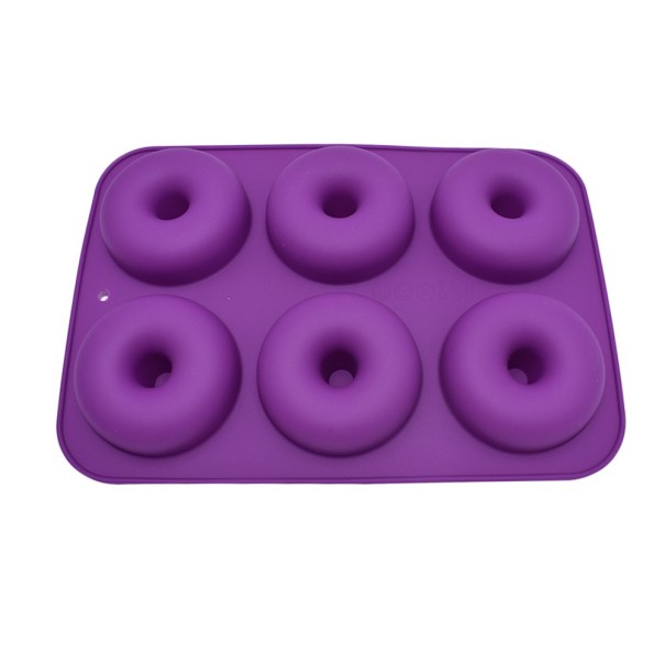 Silicone Doughnut Mould dark purple
