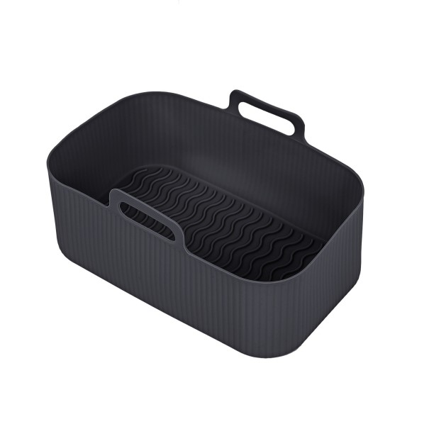Silicone Mould for Air Fryer 19.5 x 12.5 x 7 cm black