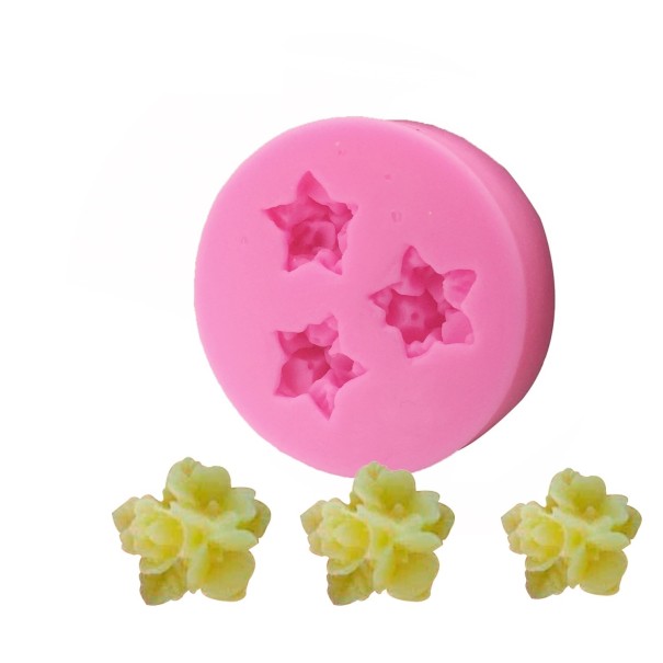 Silicone Rose Mould A41 3