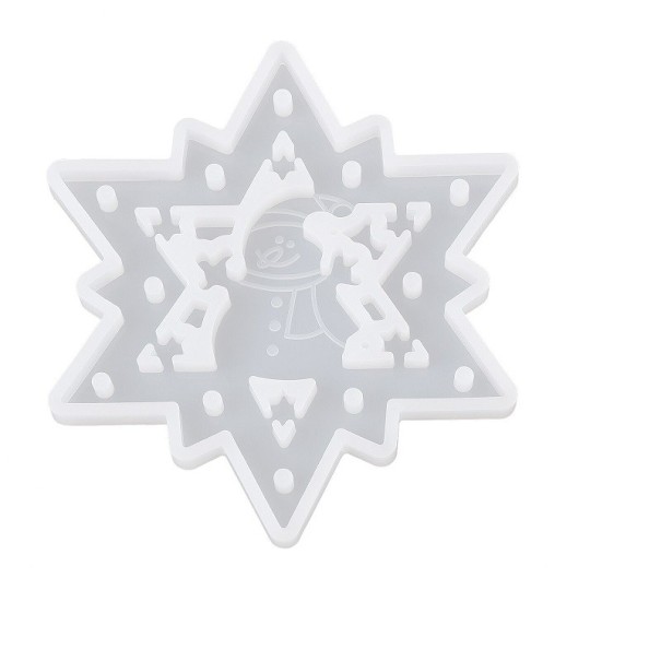 Silicone Star Decoration Mould 8.5 x 7.5 cm 1