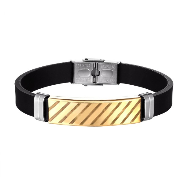 Siliconen armband voor heren H498 18,5 cm 2
