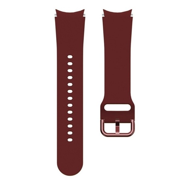 Siliconen band voor Samsung Galaxy Watch 4 40 mm wijnrood