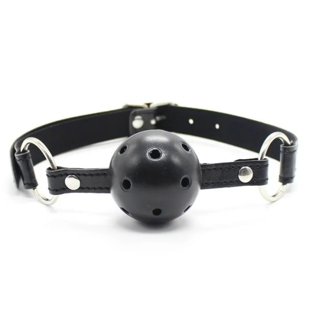 Siliconen BDSM-knevel op een verstelbare halsband met gesp, comfortabel en stevig, voor dominantie- en gehoorzaamheidsspelletjes, discrete zwart