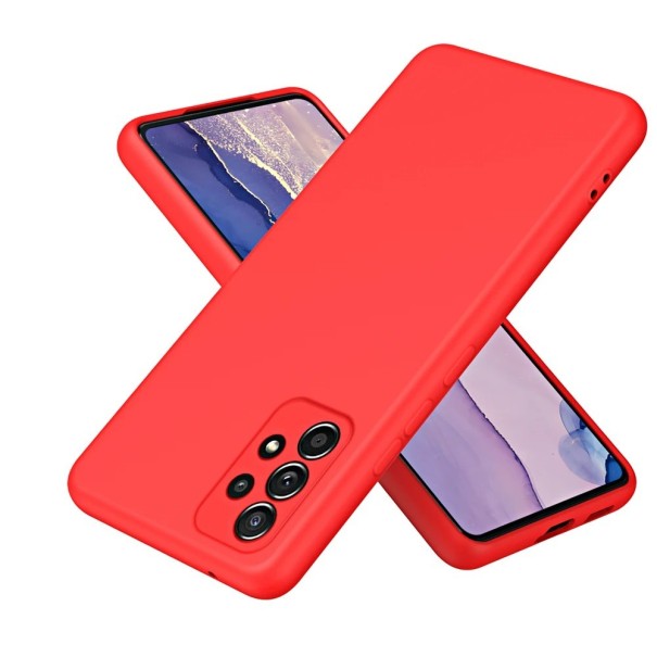 Siliconen beschermhoes voor Samsung A23 5G rood