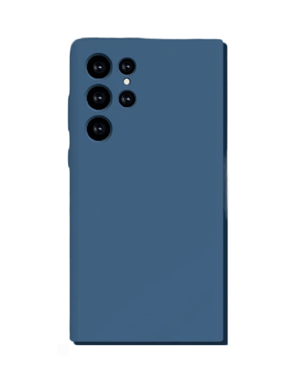 Siliconen beschermhoes voor Samsung Galaxy S22 Ultra B2038 blauw