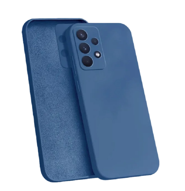 Siliconen beschermhoes voor Samsung Galaxy S23 Ultra B2018 blauw