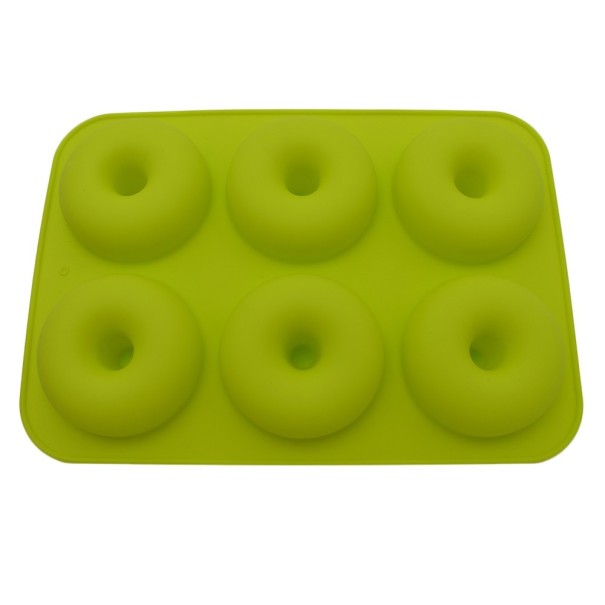 Siliconen donutvorm groen