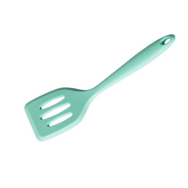 Siliconen draaier met gaten turquoise