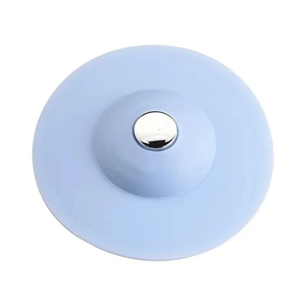Siliconen gootsteenstopper 4 stuks lichtblauw
