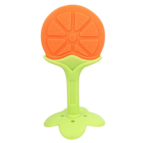 Siliconen handbijtring J2777 oranje